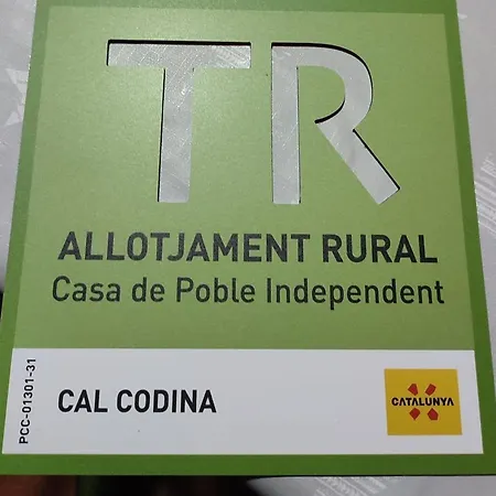 Cal Codina Сasa de vacaciones *